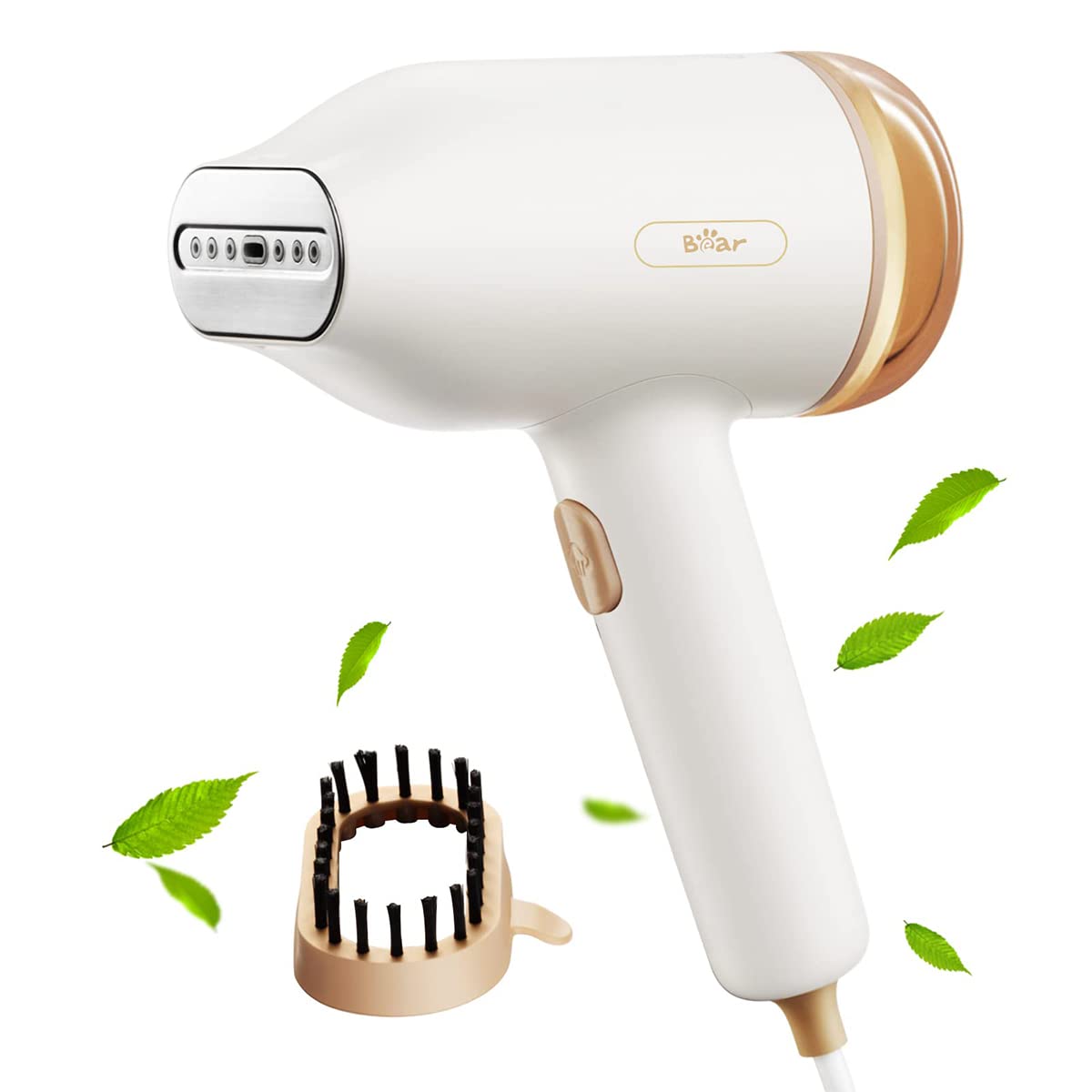 Bear Garment Steam Iron for Clothes 10S Fast Heat-up Portable Steam Iron Handheld Lightweight Cloth Wrinkles Remover Travel Iron Mini Hand Steamer for Clothes with Brush for Home and Travel Bear Garment Steam Iron for Clothes 10S Fast Heat-up Portable Steam Iron Handheld Lightweight Cloth Wrinkles Remover Travel Iron Mini Hand Steamer for Clothes with Brush for Home and Travel